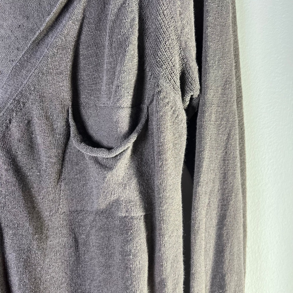 True Religion Womens Sz Large Cardigan Sweater Long Sleeve Button Front Knit - Picture 3 of 11